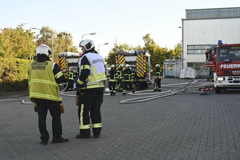 Die Großübung dauerte insgesamt eine halbe Stunde und verlief äußerst erfolgreich.