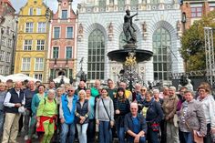 Die Reisegruppe in der Danziger Altstadt.