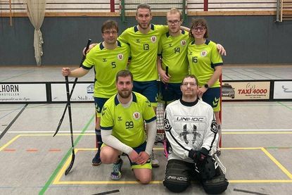 Die Floorballer des TSV Neustadt.