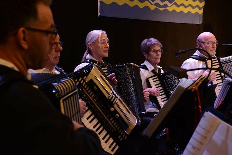 Das Akkordeon Orchester Ostseekrabben sorgte für den musikalischen Rahmen.
