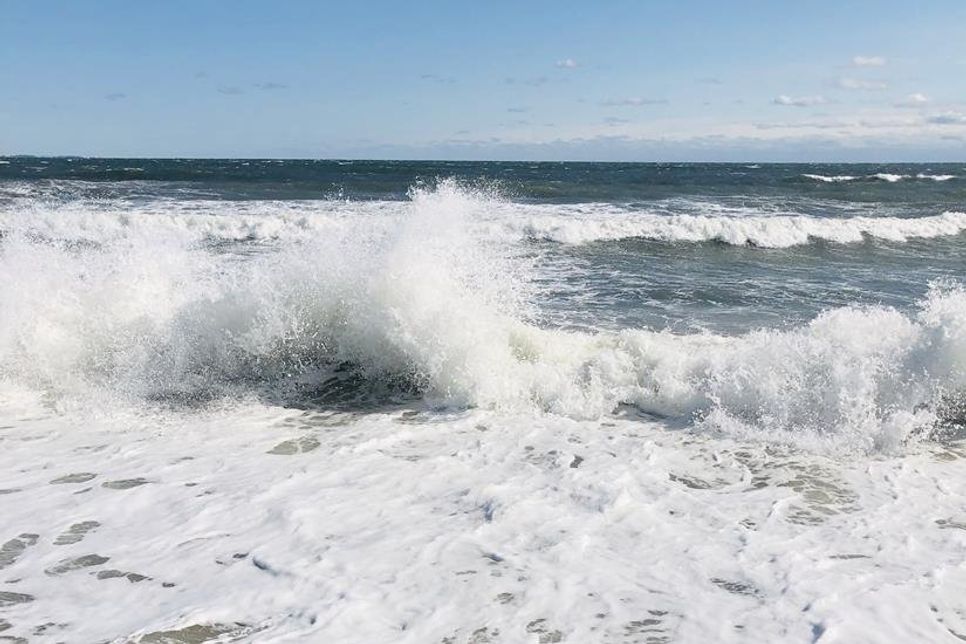 Auch ein bisschen weiter nördlich in Sütel bot die Ostsee ein beeindruckendes Bild.