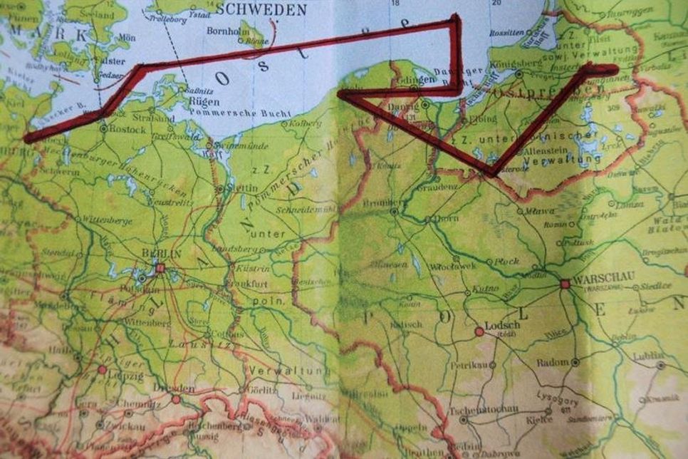 Mit dem Vormarsch der Roten Armee floh auch Anneliese Stanges Familie gen Westen.