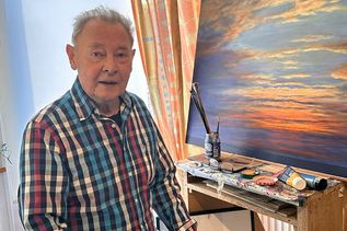 Der Neustädter Maler Paul Schubert hat in seinem Leben an die 1.000 Bilder gemalt.