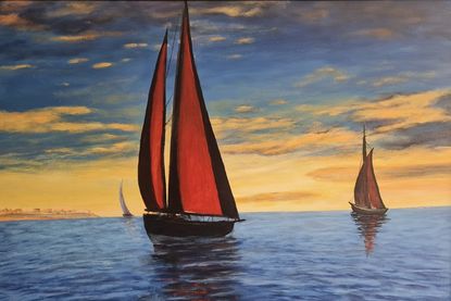 „Roter Segler“ von Paul Schubert.