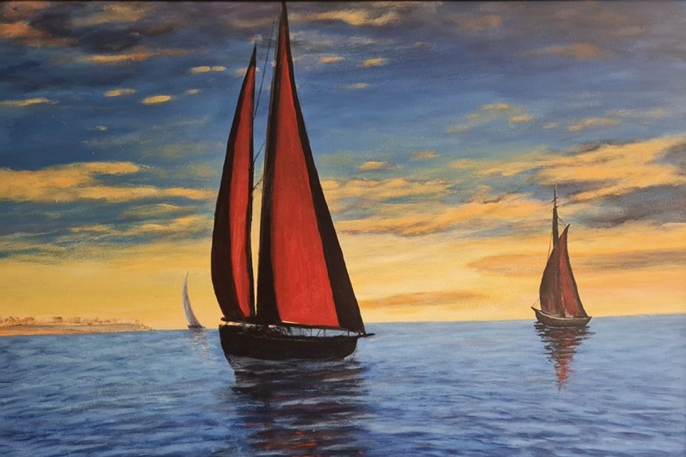 „Roter Segler“ von Paul Schubert.