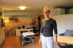 Lara Netek in ihrer Praxis in der Mühlenstraße 15.