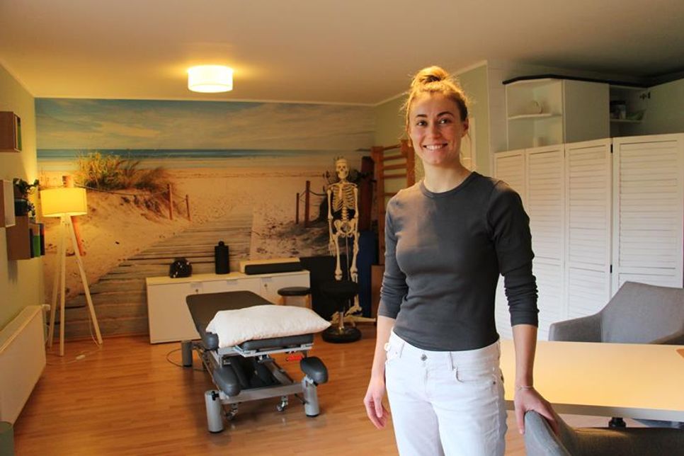 Lara Netek in ihrer Praxis in der Mühlenstraße 15.