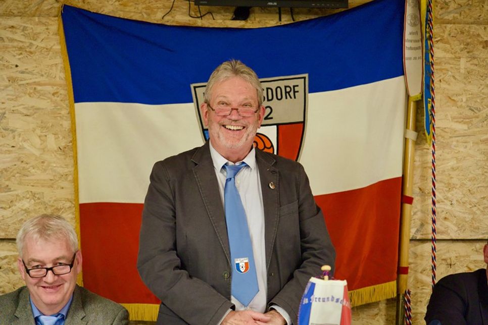 Der im Amt bestätigte 1. Vorsitzende Manfred Hay.