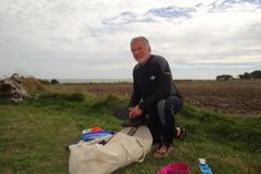 Uwe Morgenroth vor einem Tauchgang in der Ostsee. (Foto Uwe Morgenroth)
