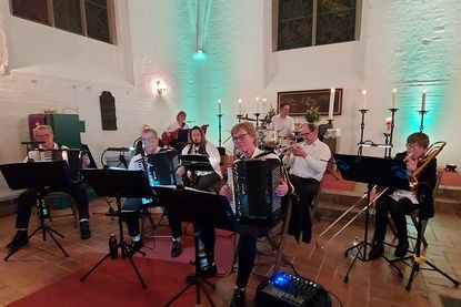 Das Konzert stand unter dem Motto „Akkordeon trifft Blech“.