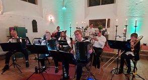 Das Konzert stand unter dem Motto „Akkordeon trifft Blech“.
