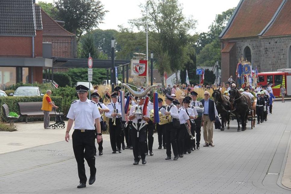 Der Festumzug startet an der Gildehalle.
