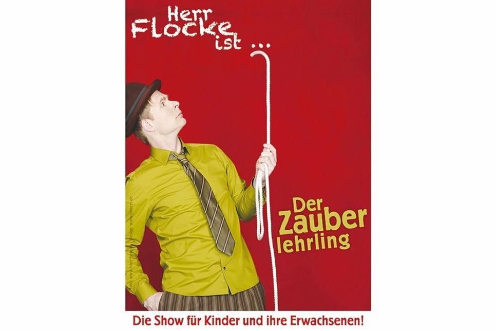 Um 17 Uhr zeigt „Herr Flocke“ seine zauberhafte Show.