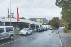 Die Straße „Vogelsang“ beim Auto­haus Schneider heute ...