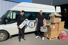 Der Hilfstransport ist auf dem Weg in die ukrainische Hauptstadt.