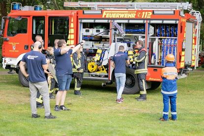 Die Dreharbeiten mit dem Blaulichtkanal und Firma Dräger fanden im September statt.