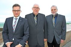 Gemeinsam verabschiedet: Olaf Dose-Miekley, Karl-Heinz Stein und Dietmar Schmidt.