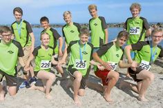 In der Staffelreihenfolge: Oben von rechts: Janne Oeverdiek, Vincent Tassotto, Christian Lunau, Doron Michalski, Laurenz Günner; Unten von links: Magnus Albert, Wiebke Frank, Malte Tammen, Andreas Martel, Jasper Volkmann.