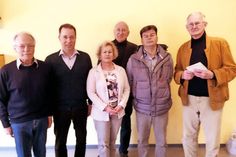 Rudolf Gundermann (Kassenprüfer), Hans-Jürgen Bentfeld (Kassenwart), Birgit Arndt (2. Vorsitzende), Jens H. Johannsen (1. Vorsitzender), Thomas Buscher (Wegewart), Hanns-Christian Meyn (Kassenprüfer).