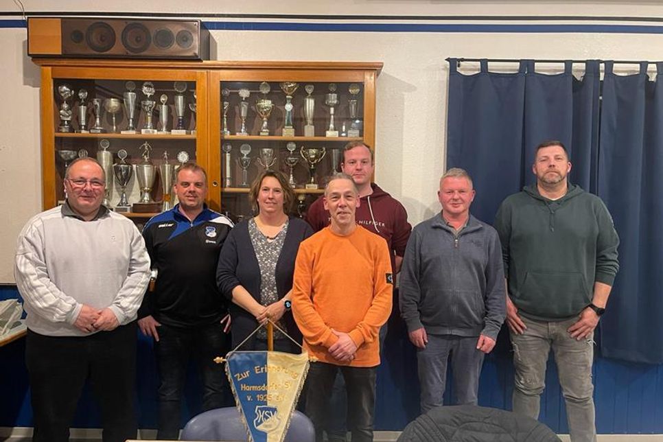 Der Vorstand des Harmsdorfer Sportvereins.