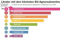 Aktuell geht etwas mehr als ein Drittel aller EU-Mittel, rund 40 Milliarden Euro pro Jahr, als Direktzahlungen in die Landwirtschaft.