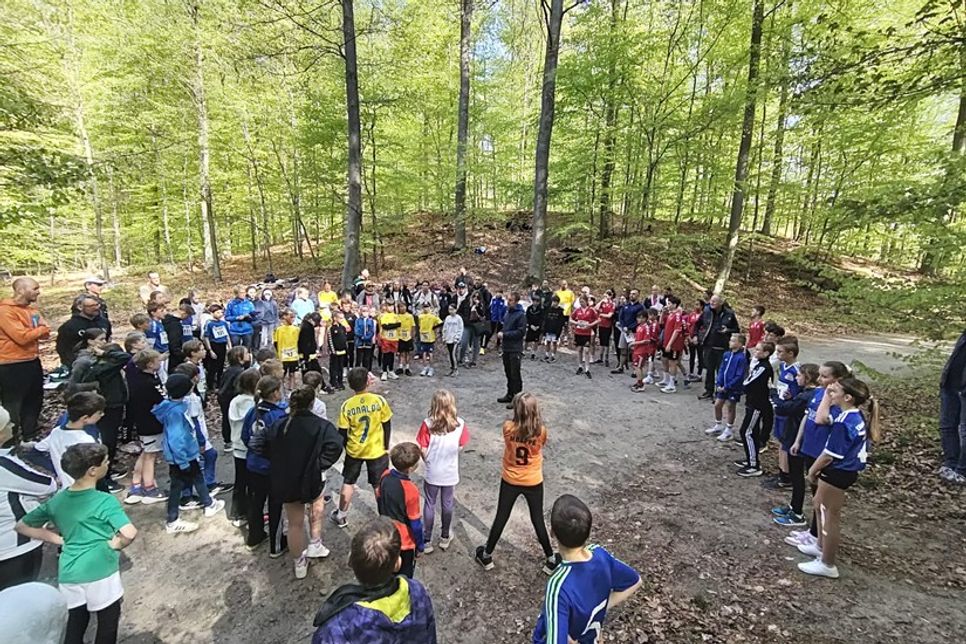Letzte Anweisungen vor dem Start.
