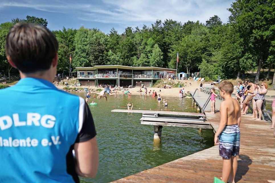 Viele waren zum Zuschauen und Anfeuern gekommen.