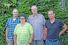 Geben seit 25 Jahren alles für den Club. Von links: Thomas Vollmann, Andrea Kruse, Stefan Vollmann und Kai Kobarg.