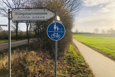 Die Grüngutsammelstelle im Lieschenrader Weg ist ab dem 5. März wieder geöffnet.