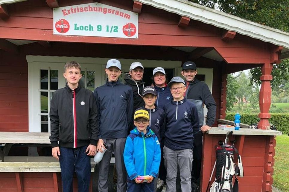 Sieger beim Jugendabschluss-Scramble.
