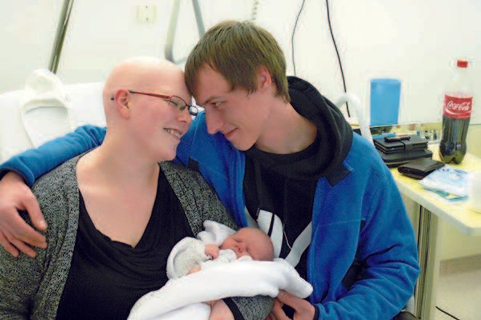 Das letzte Baby des vergangenen Jahres heißt Lea Marie – ihre Eltern konnten mit ihr im Arm das Silvesterfeuerwerk bestaunen