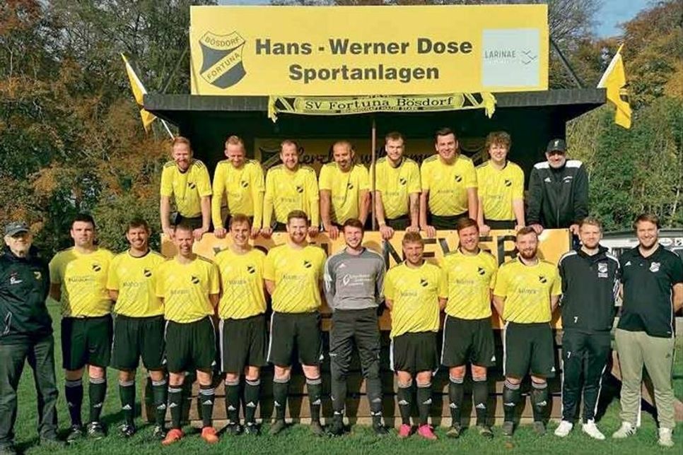 Aktuell Tabellenfünfter: Die Bösdorfer Herren.