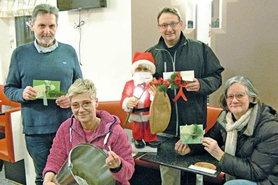 Die HGV-Vorstandsmitglieder Reinhold Blomberg, Christin Vettorel, Bernd Steffen und Ina Spielhagen-Göser (v. l.).