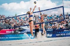 Am Donnerstag starten die Matches um die Deutschen Meisterschaften im Beachvolleyball.