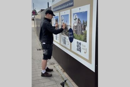 Von der Planung bis zur Montage setzt Werbeliner auf saubere Handarbeit aus eigener Werkstatt.