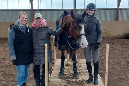 Liezza Fasch, Julia Lünstedt, Nelly und Maike Rösner.