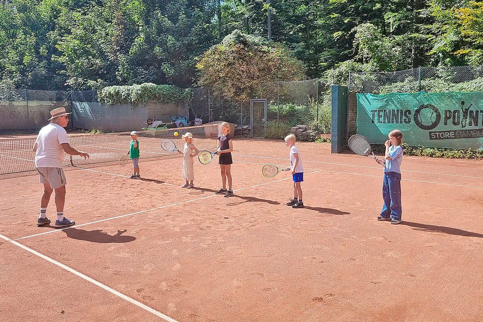 Viel Spaß hatten die Jüngsten beim Kindertraining.