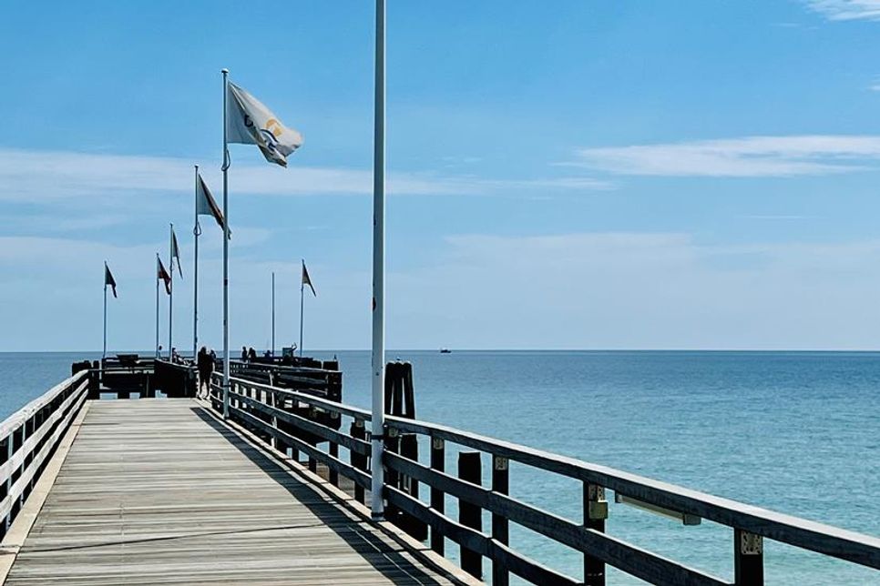 Himmel trifft Wasser: Der Horizont verspricht in Dahme unendliche Weite.