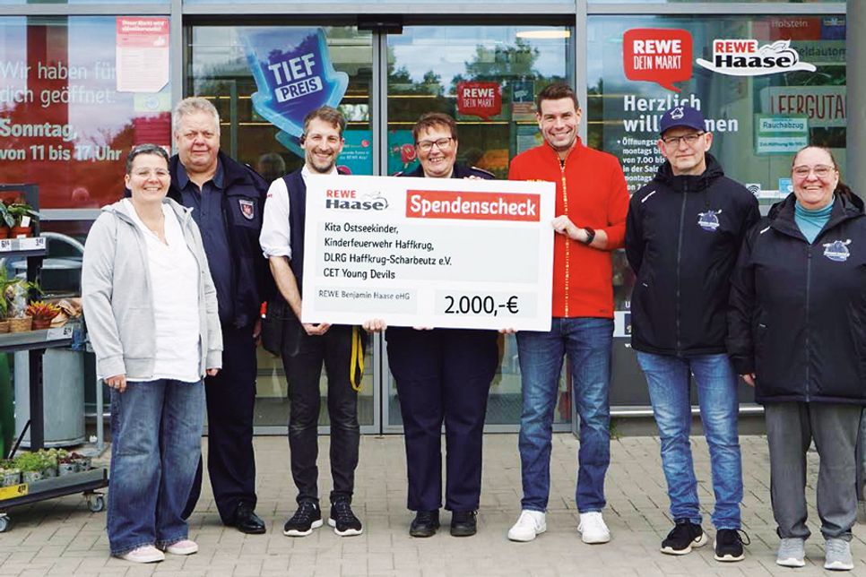 2.000 Euro für vier Vereine: Buntes Kinderfest in Haffkrug begeistert Groß und Klein
