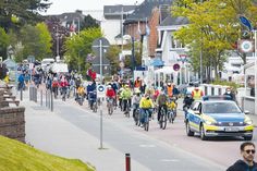 Über 250 Teilnehmer haben im Mai 2021 an der ersten Fahrrad-Demo in Niendorf und Timmendorfer Strand teilgenommen.