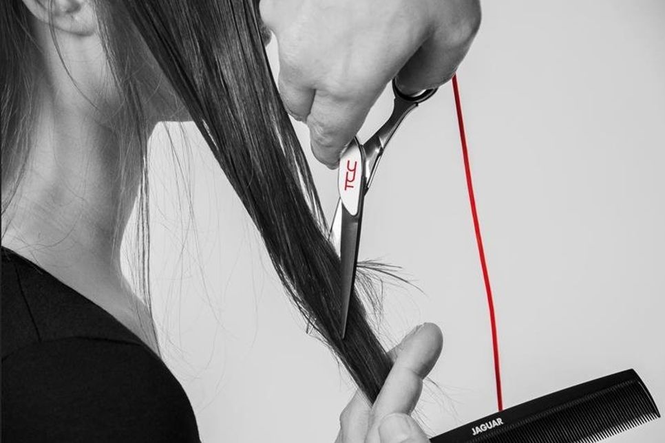 Durch die elektrisch erwärmte Schere wird das Keratin, der Baustoff des Haares, während des Schneidens schonend erwärmt und legt sich gleichmäßig über die Schnittfläche, das bedeutet, dass die Haarstruktur geschlossen bleibt.