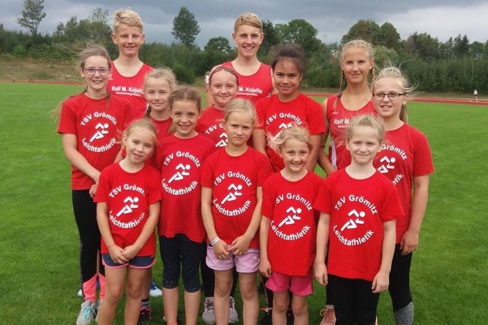 Grömitzer Leichtathleten.