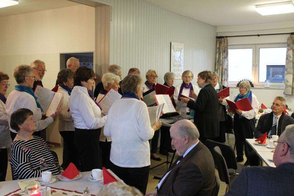 Der Singkreis Ostholstein sorgte für musikalische Unterhaltung.