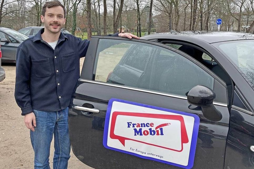 Auto mit Adrien Cauchois