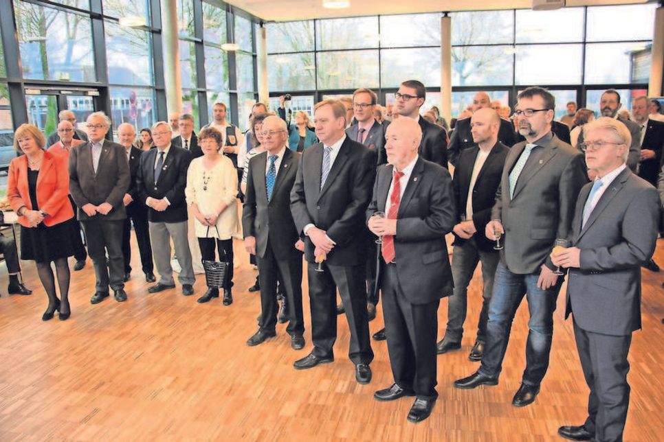 Viele interessierte Gäste lauschten der Neujahrsansprache der Bürgermeisterin.