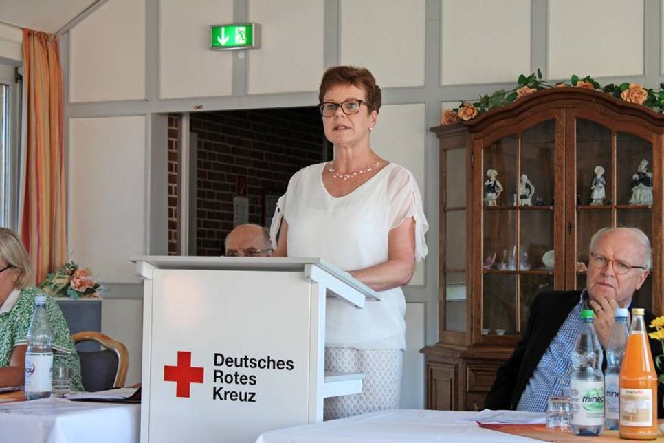 Andrea Nüser berichtete aus dem Pflegeheim.