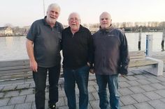 Der wiedergewählte 1. Vorsitzende Klaus-Dieter Kärst (von links) mit Schatzmeister Michael Hitzfeld und dem 2. Vorsitzenden Torsten Stelter.