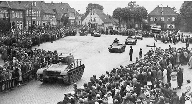 Einzug in die Garnison Oldenburg 31.08.1935