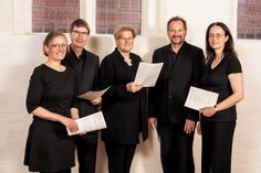 Das Vokalensemble „Acappella4you“ unterhält musikalisch. (Foto: Reimo Schaaf)