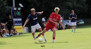 Lasse Schröder (rechts) absolvierte bei Holstein Kiel ein hohes Laufpensum.